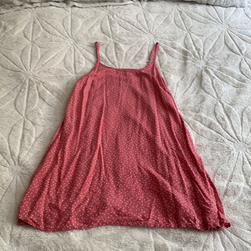 Pink and white polkadot dress!🤍💕